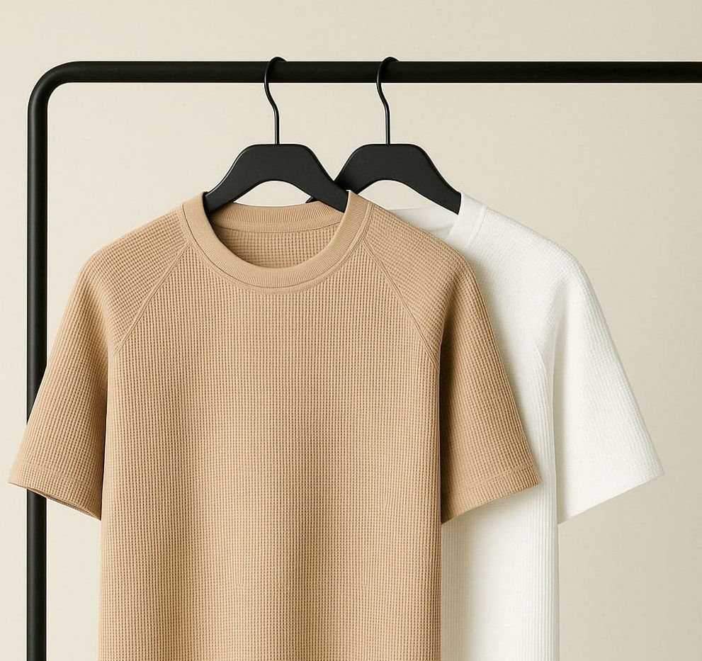 Men Waffle Tees